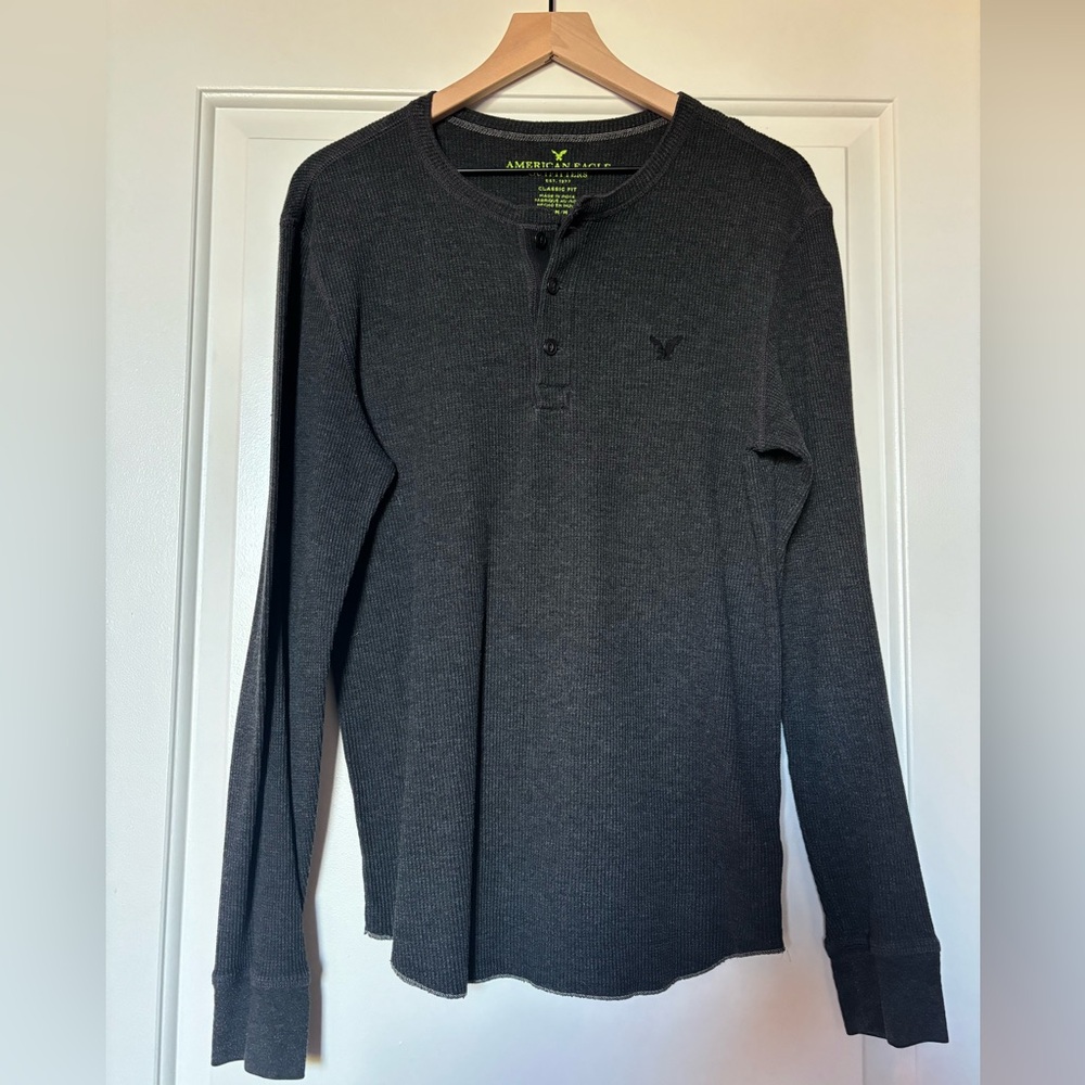 American Eagle Long Sleeve Thermal T-Shirt
